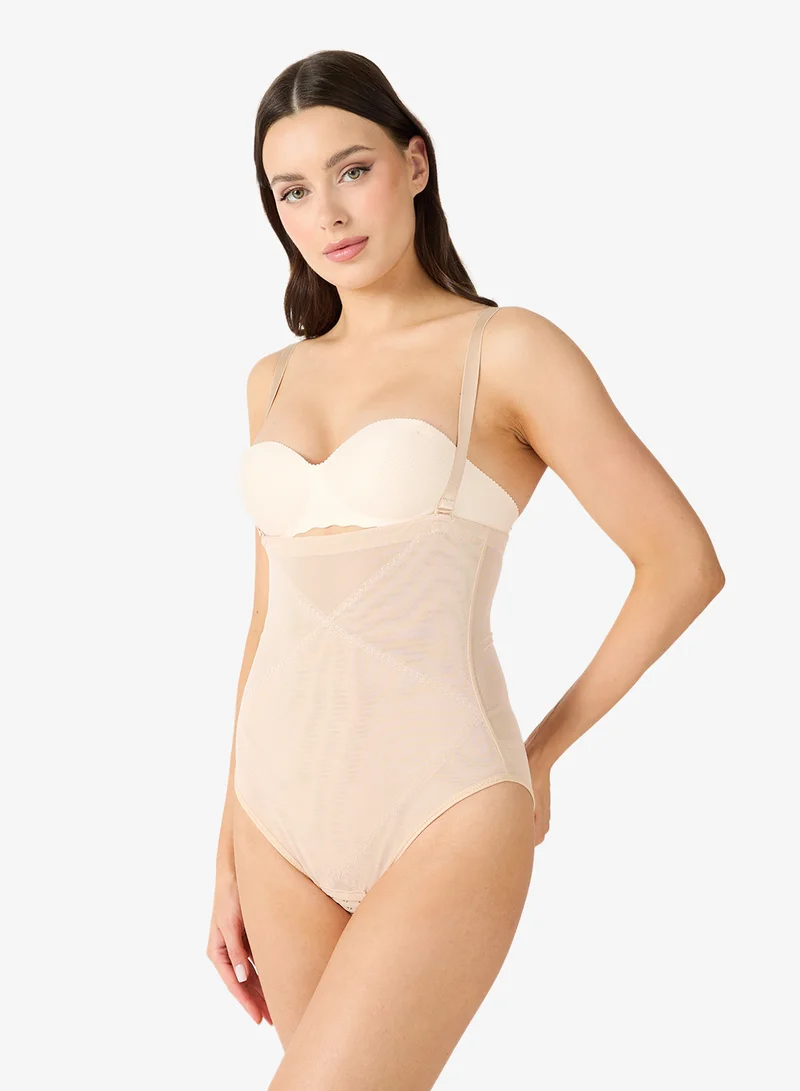 جينجر 2PC Strappy High Waist Tummy Control Shapewear
